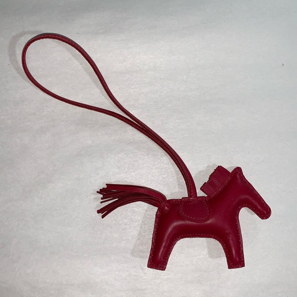 NIB authentic HERMÈS Rodeo PM bag charm ruby Milo - Picture 6 of 6